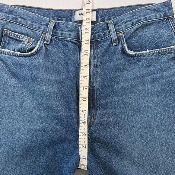 AGOLDE Pinch Waist High Rise Kick Jeans in Symbol Size 31 - Picture 10 of 13